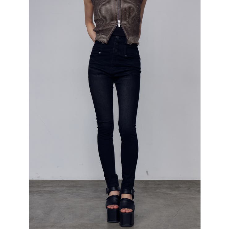 【ELDER】モンスターハイウエストデニム | EMODA | 詳細画像3 