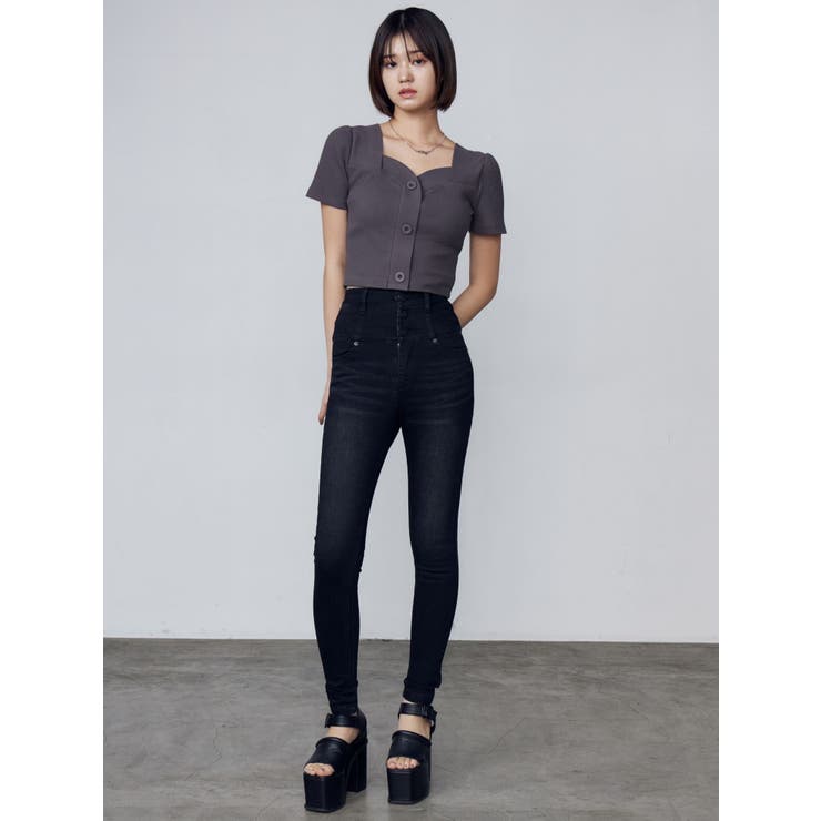 【ELDER】モンスターハイウエストデニム | EMODA | 詳細画像8 