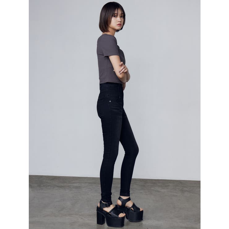 【ELDER】モンスターハイウエストデニム | EMODA | 詳細画像9 