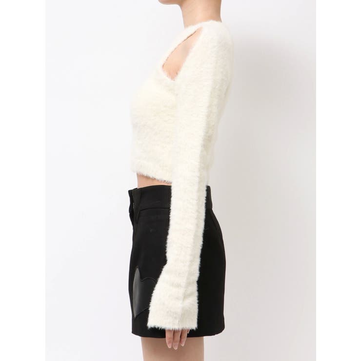 シャギースキンラインニット | EMODA | 詳細画像4 