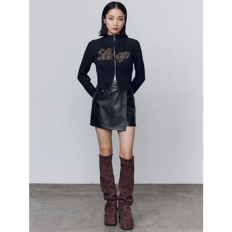 パッチロゴプレーティングニット | EMODA | 詳細画像4 