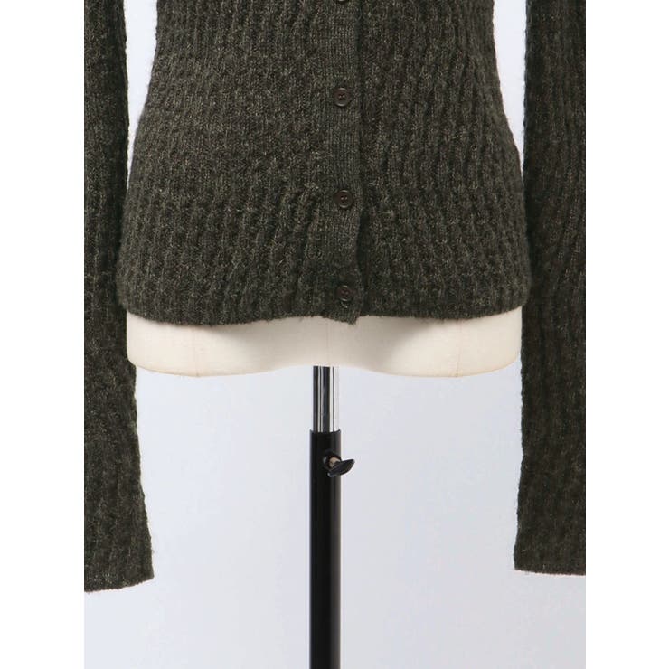 【VEQUM】WAVING V NECK KNIT | EMODA | 詳細画像11 