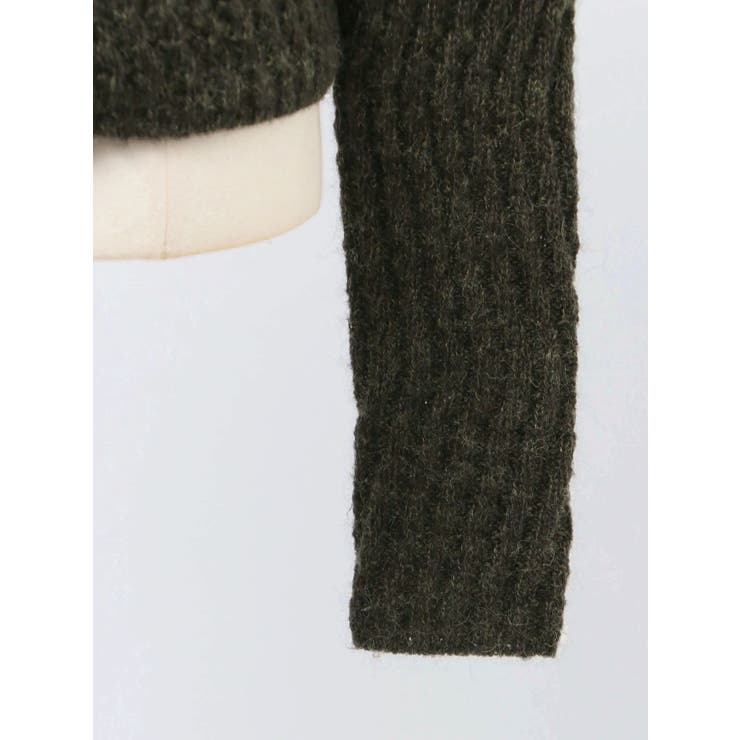 【VEQUM】WAVING V NECK KNIT | EMODA | 詳細画像12 