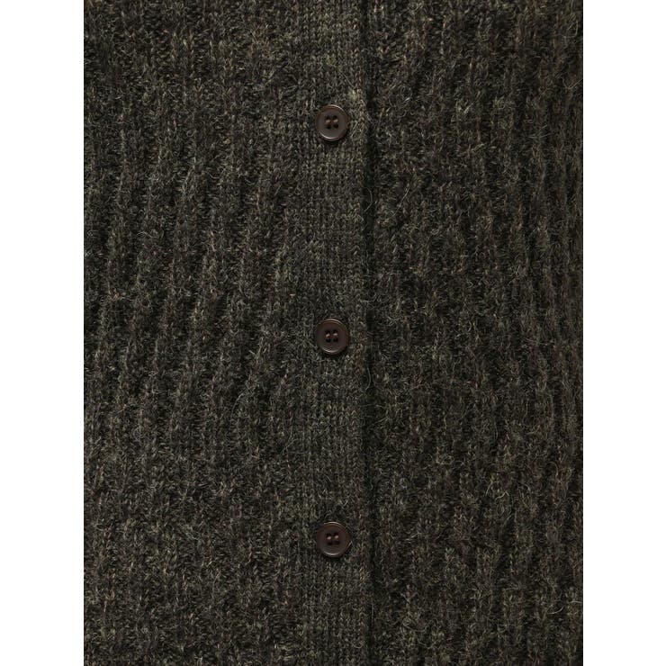 【VEQUM】WAVING V NECK KNIT | EMODA | 詳細画像13 