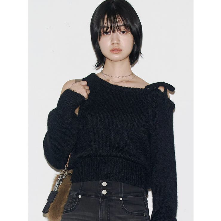 ショルダースキンニット | EMODA | 詳細画像14 