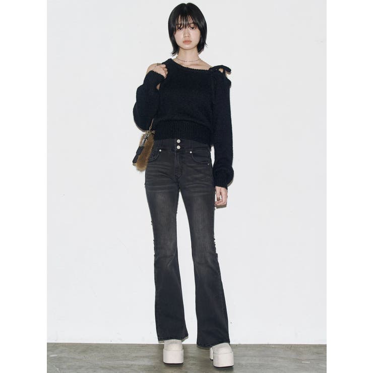 ショルダースキンニット | EMODA | 詳細画像16 