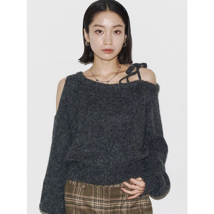 ショルダースキンニット | EMODA | 詳細画像25 