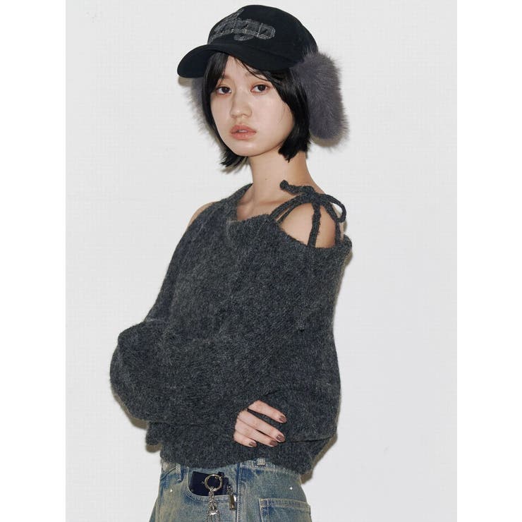 ショルダースキンニット | EMODA | 詳細画像3 