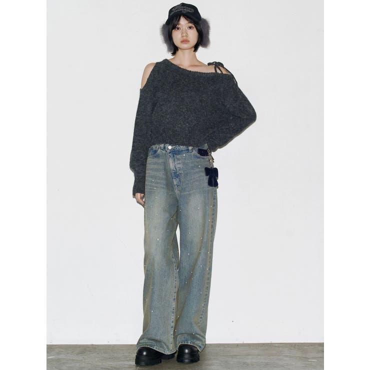 ショルダースキンニット | EMODA | 詳細画像5 