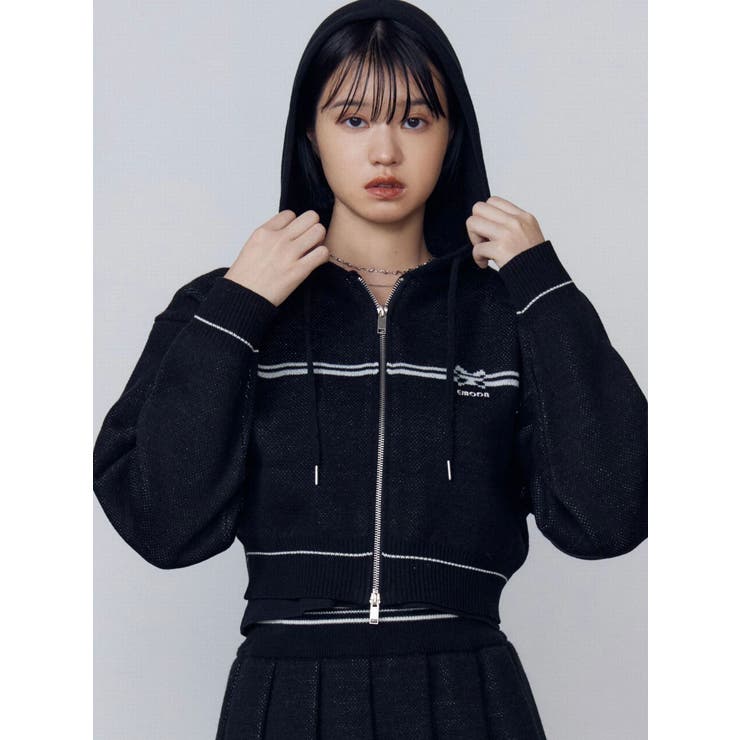 ラインニットフーディー | EMODA | 詳細画像8 