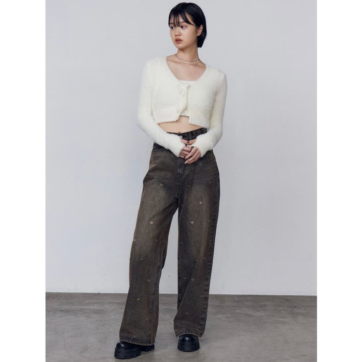 シャギーコンパクトリボンツインセット | EMODA | 詳細画像12 