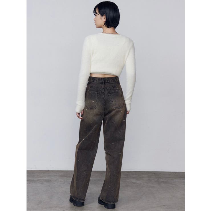 シャギーコンパクトリボンツインセット | EMODA | 詳細画像13 