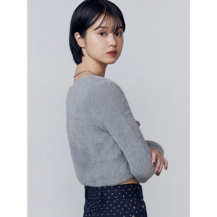 シャギーコンパクトリボンツインセット | EMODA | 詳細画像16 