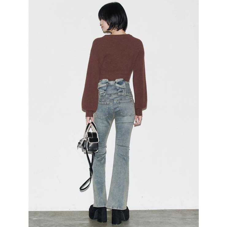 クレーピングパッチシャギーニット | EMODA | 詳細画像32 