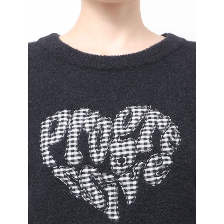 クレーピングパッチシャギーニット | EMODA | 詳細画像36 