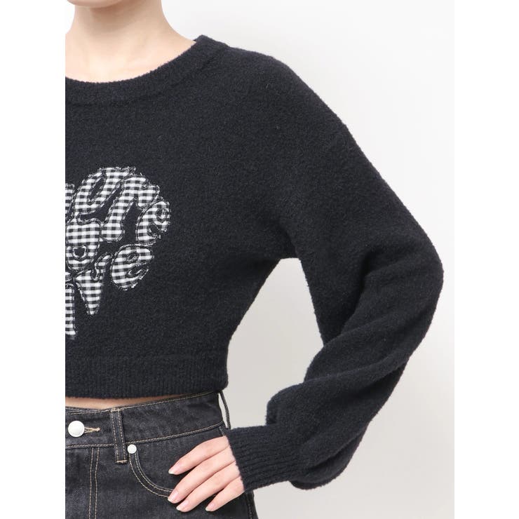 クレーピングパッチシャギーニット | EMODA | 詳細画像47 