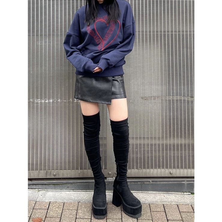 ハートロゴオーバースウェットプルオーバー | EMODA | 詳細画像13 