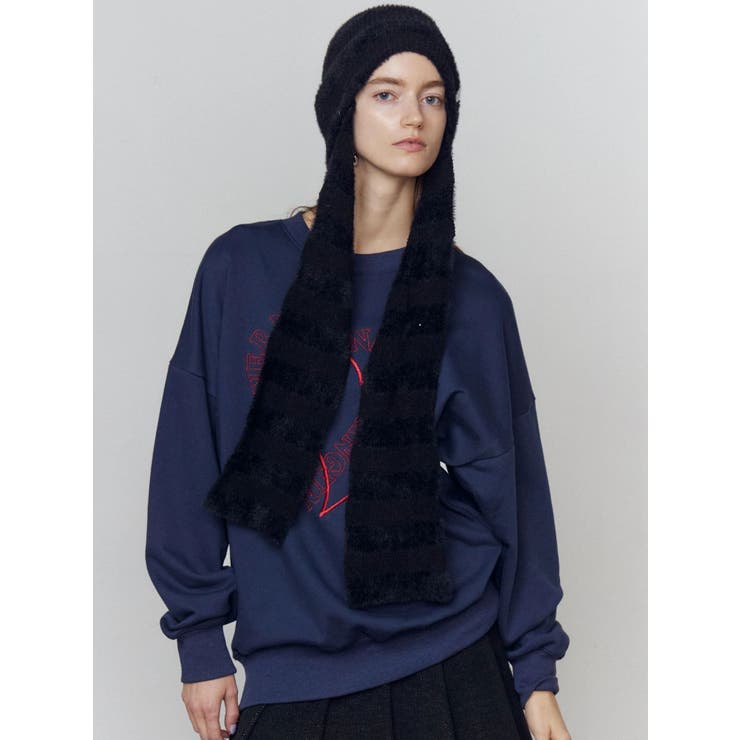 ハートロゴオーバースウェットプルオーバー | EMODA | 詳細画像22 