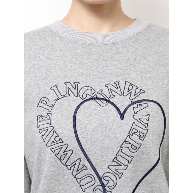 ハートロゴオーバースウェットプルオーバー | EMODA | 詳細画像31 