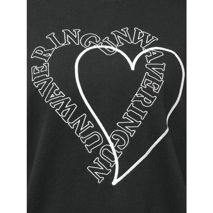 ハートロゴオーバースウェットプルオーバー | EMODA | 詳細画像36 