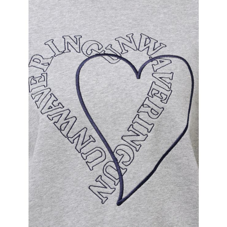 ハートロゴオーバースウェットプルオーバー | EMODA | 詳細画像38 