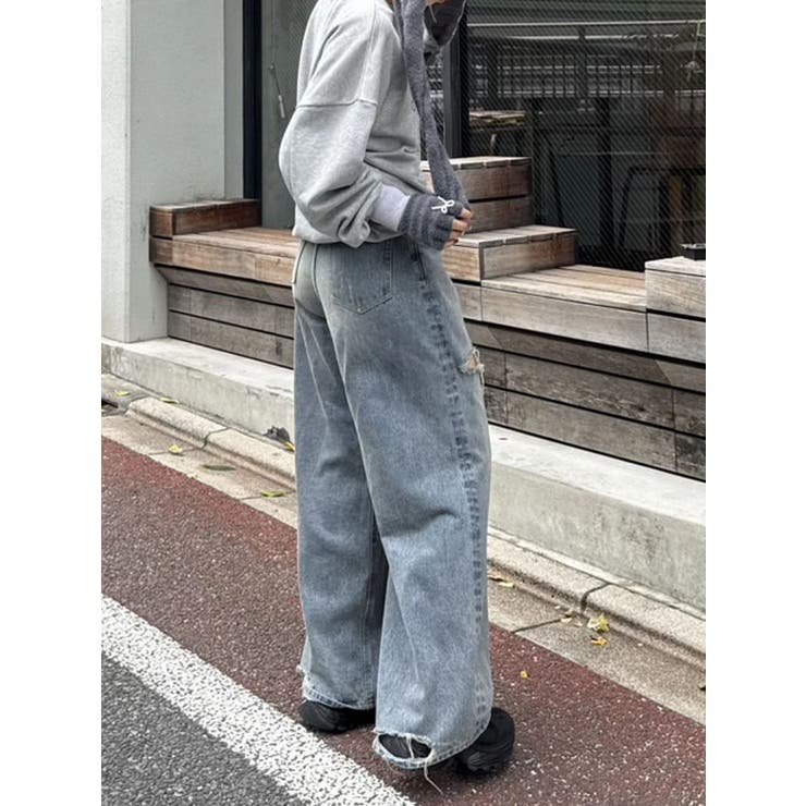 ハートロゴオーバースウェットプルオーバー | EMODA | 詳細画像5 