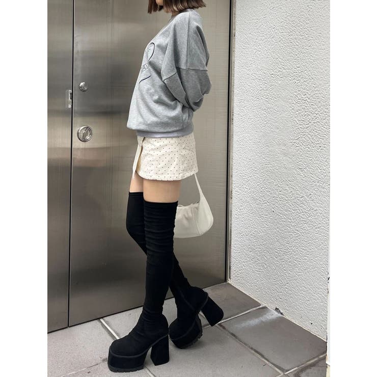 ハートロゴオーバースウェットプルオーバー | EMODA | 詳細画像8 