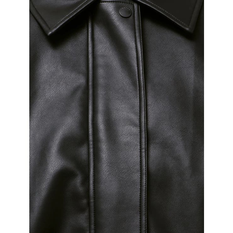 バックレースアップショートブルゾン | EMODA | 詳細画像42 