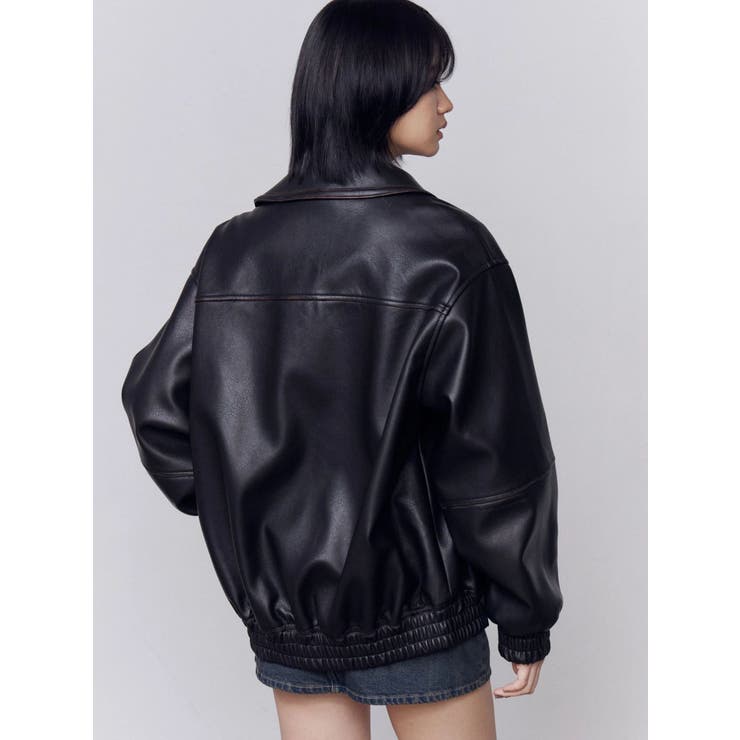 フェイクレザーオーバーブルゾン | EMODA | 詳細画像15 