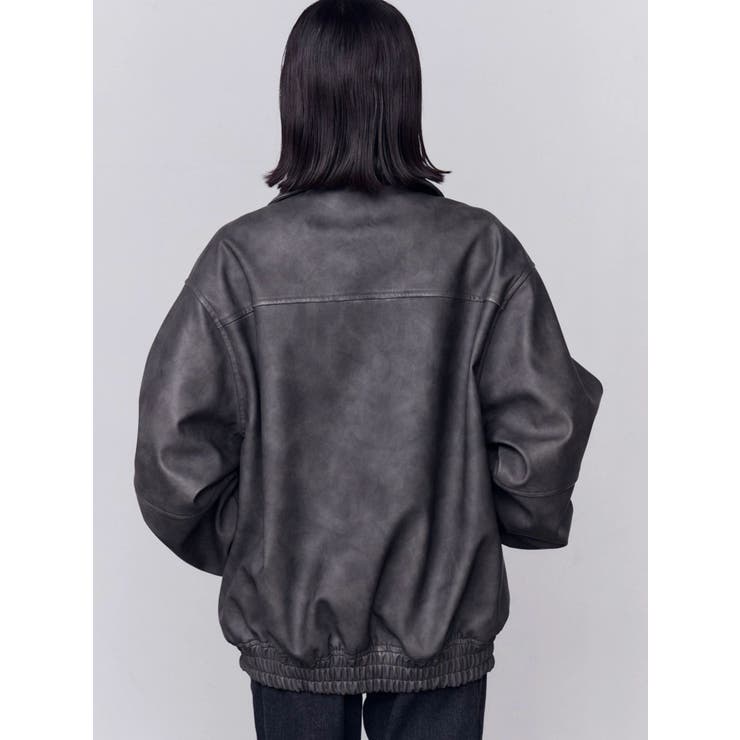 フェイクレザーオーバーブルゾン | EMODA | 詳細画像29 
