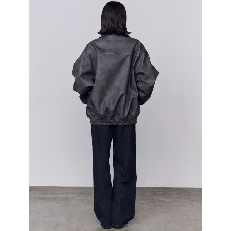 フェイクレザーオーバーブルゾン | EMODA | 詳細画像32 