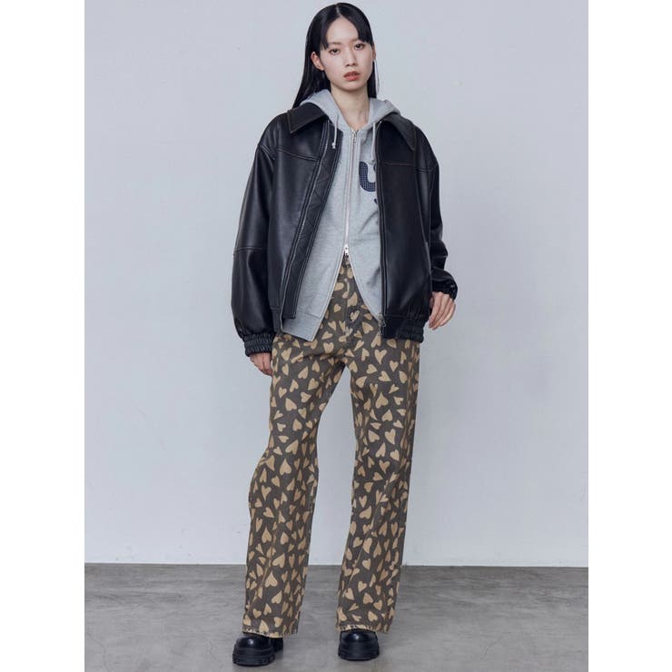 フェイクレザーオーバーブルゾン | EMODA | 詳細画像46 