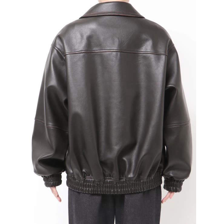 フェイクレザーオーバーブルゾン | EMODA | 詳細画像50 