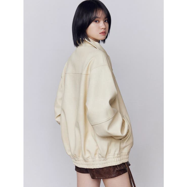 フェイクレザーオーバーブルゾン | EMODA | 詳細画像9 