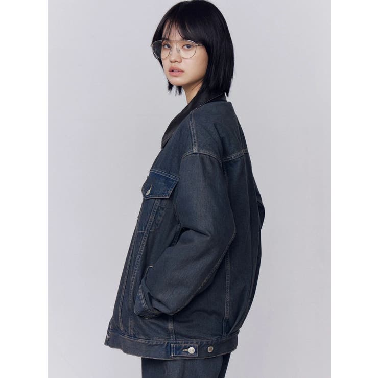 ワイドオーバーデニムブルゾン | EMODA | 詳細画像16 