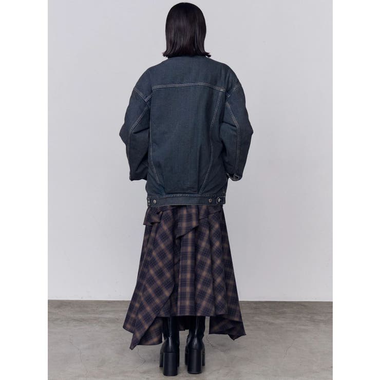 ワイドオーバーデニムブルゾン | EMODA | 詳細画像23 