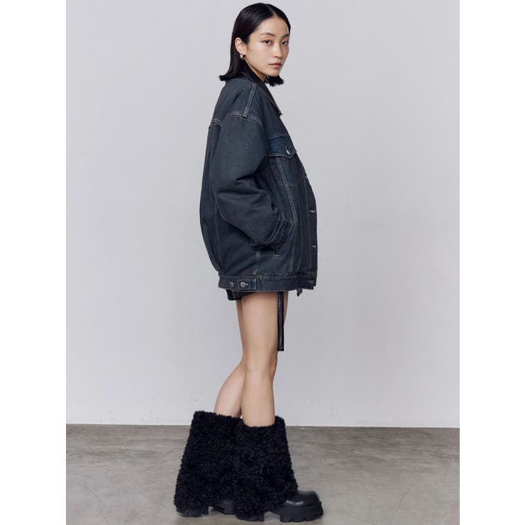 ワイドオーバーデニムブルゾン | EMODA | 詳細画像27 