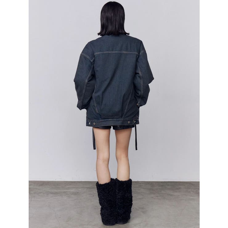 ワイドオーバーデニムブルゾン | EMODA | 詳細画像28 