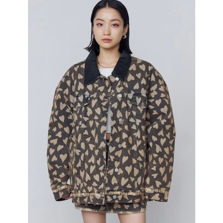 ワイドオーバーデニムブルゾン | EMODA | 詳細画像29 