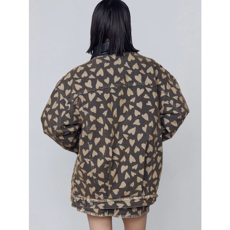 ワイドオーバーデニムブルゾン | EMODA | 詳細画像31 