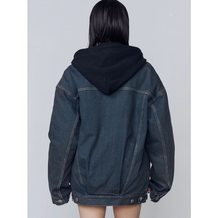 ワイドオーバーデニムブルゾン | EMODA | 詳細画像37 