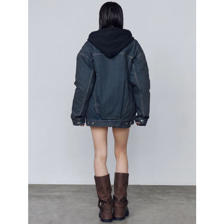 ワイドオーバーデニムブルゾン | EMODA | 詳細画像40 