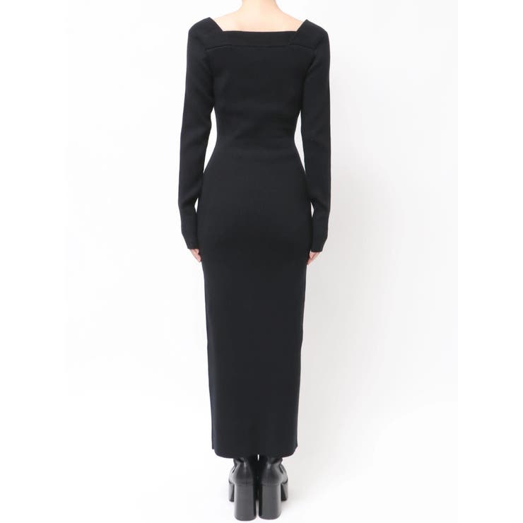 フロントボタンリブニットワンピース | EMODA | 詳細画像20 