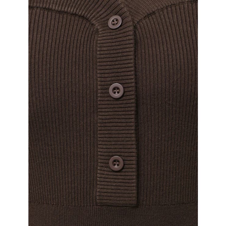 フロントボタンリブニットワンピース | EMODA | 詳細画像26 