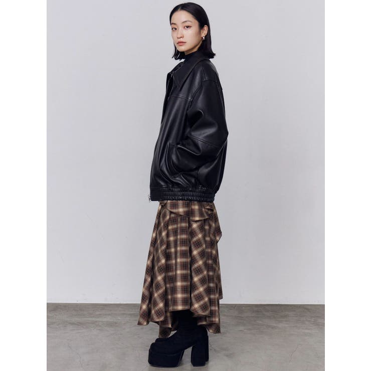 アシンメトリーフリルマキシワンピース | EMODA | 詳細画像17 