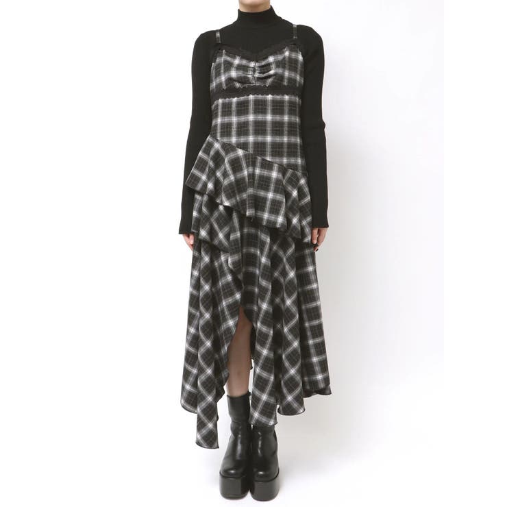 アシンメトリーフリルマキシワンピース | EMODA | 詳細画像18 