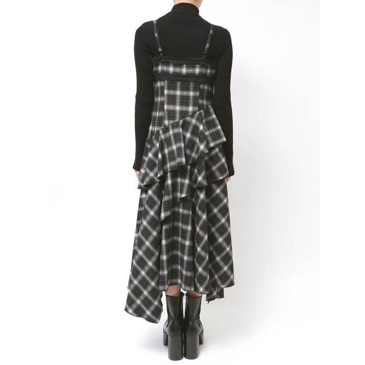 アシンメトリーフリルマキシワンピース | EMODA | 詳細画像20 