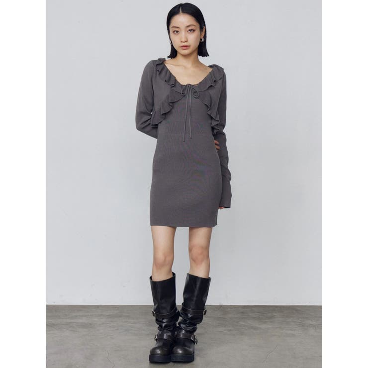 クロップドカーディガンセットアップ | EMODA | 詳細画像6 