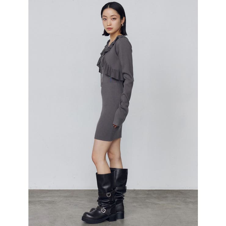 クロップドカーディガンセットアップ | EMODA | 詳細画像7 