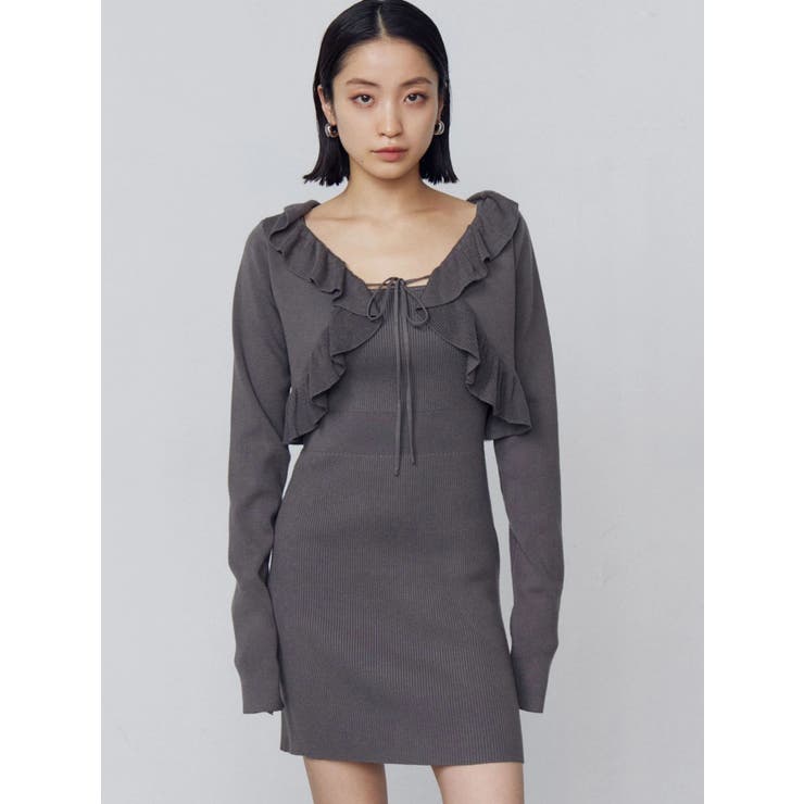 クロップドカーディガンセットアップ | EMODA | 詳細画像8 